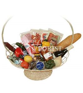 gift basket with food
